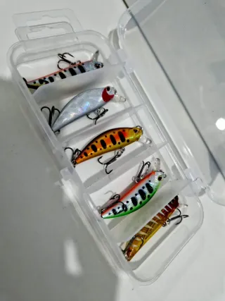 Kit 5 Iscas Artificiais para Pesca