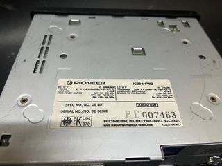 Radio Coche Pioneer KEH-P10 Vintage