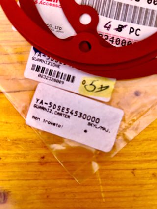 Guarnizione Yamaha 5DS-E5453-00 Originale, 4 pezzi