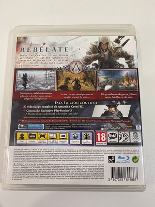 Assassin's Creed III PS3