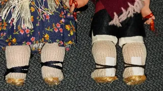 2 Figuras Regionales Baturros de 20 cm