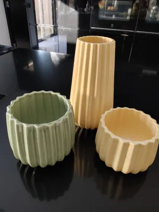 Conjunto 3 Jarras Decorativas Pastel