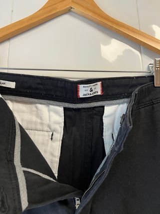 Pantalón corto Jack & Jones negro Talla XL