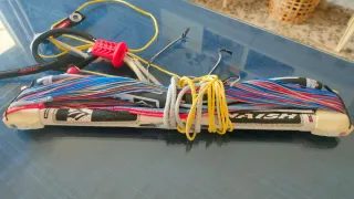 Equipo de kitesurf f-one y naish