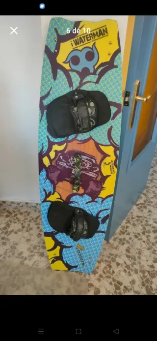 Equipo de kitesurf f-one y naish