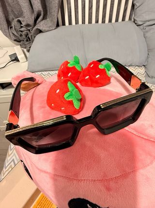 Gafas Louis Vuitton Mujer Negro/Dorado