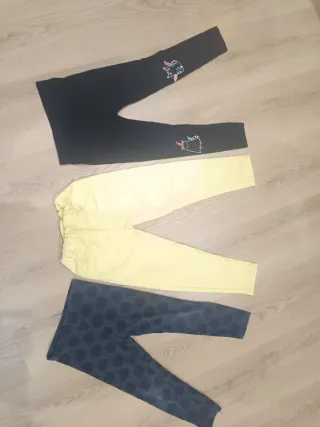 3 Pantalones Niña Talla 4-5 Años