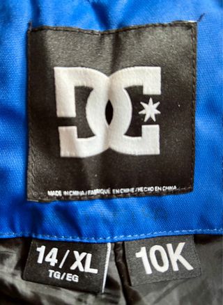 Pantalón esquí niño azul/naranja aprox 12-16 años