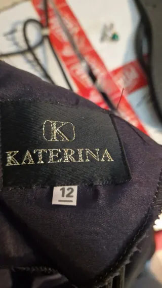 Vestido Negro Flores Terciopelo