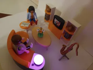 Playmobil Salón con figuras y accesorios