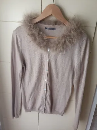 Chaqueta Easy Wear con pelo talla 40