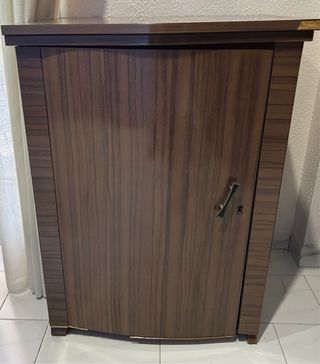 Máquina de coser Alfa vintage con mueble