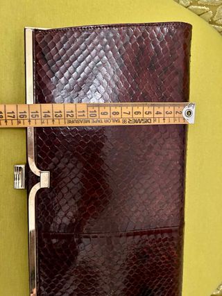 Bolso Piel Serpiente Vintage auténtico,