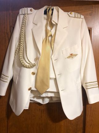 Traje Comunión Almirante Niño Talla 9