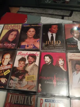 Lote 24 Cassettes Pop-Rock Nacional e Internaciona