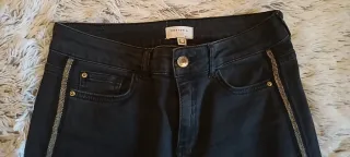 Vaqueros skinny negros Cortefiel T.40