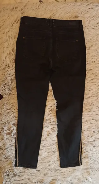 Vaqueros skinny negros Cortefiel T.40