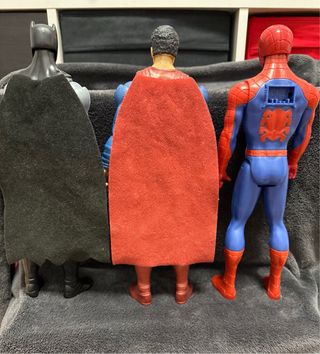 Lote Figuras Superhéroes Batman, Superman, Spiderm