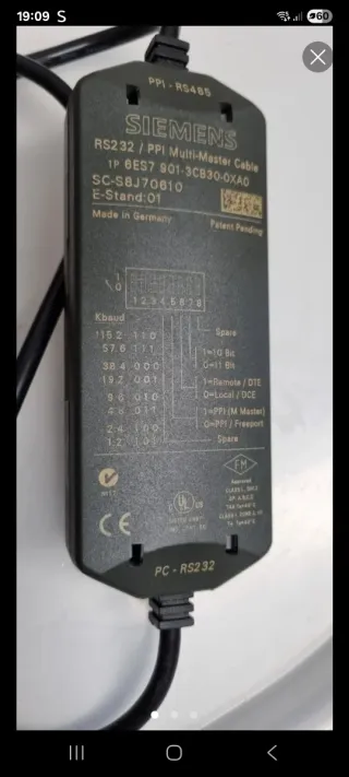 ​PLC Siemens S7-200 + Módulo + Cable