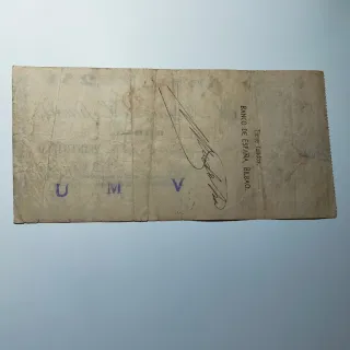 Billete 25 Pesetas Banco de España 1937