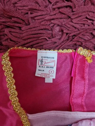 Disfraz Princesa Barbie Rosa