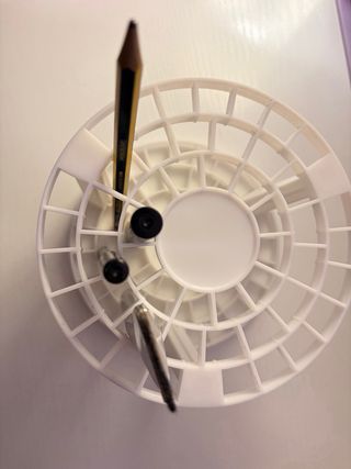 Organizador de pinceles/brochas blanco