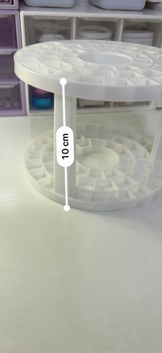 Organizador de pinceles/brochas blanco