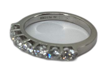 sortija oro 18k con piedra con diamante