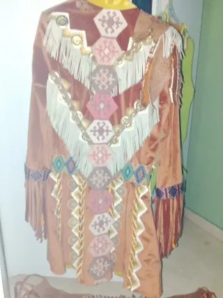 Traje Carnaval Indio Talla Única