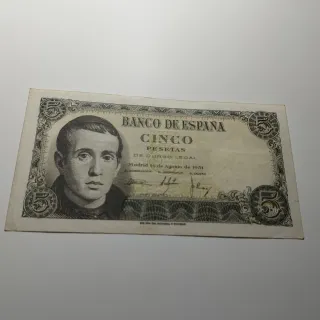 5 Pesetas Banco de España 1951