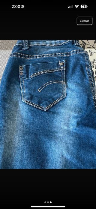 Pantalón vaquero azul