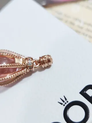 Charm Pandora Globo Aerostático Rosa Oro