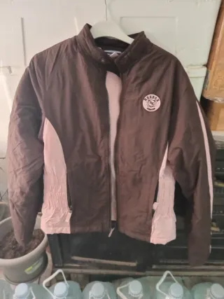 Chaqueta Reebok Marrón y Rosa Talla S
