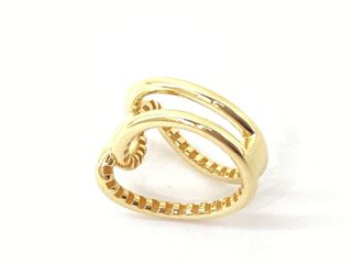 anillo oro 18k con piedra t. 18 (18,47 mm)