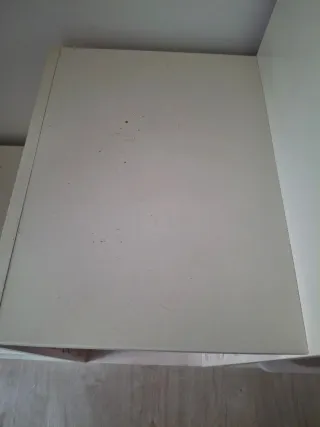 Mueble organizador con cubos