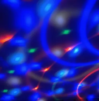 Bola Disco Lámpara Luces Led Altavoz Bluetooth