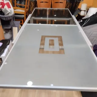 Mesa comedor extensible + 4 sillas