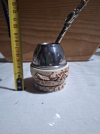 Cuia Mate Argentino com Bomba