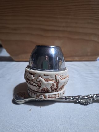 Cuia Mate Argentino com Bomba