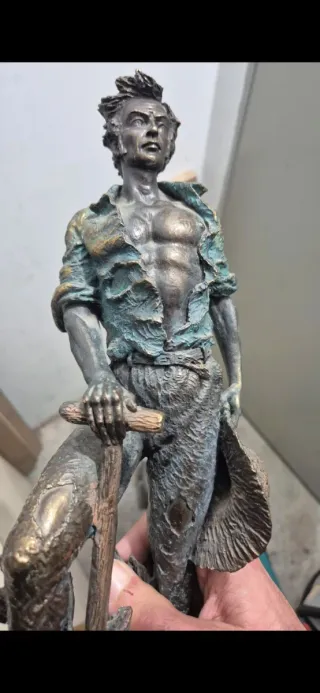 Escultura Granjero sureño Miguel Senserrich