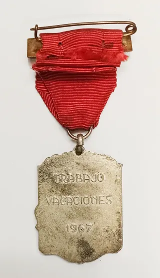 5 Medallas Escolares Antiguas