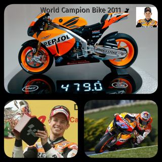 Minichamps 1/12 Honda RC212V Casey Stoner 2011 de segunda mano por