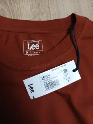 Camiseta Lee Talla M Marrón
