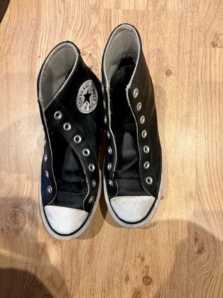 Converse Piel Negra