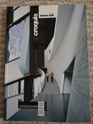 El Croquis n°93, Steven Holl 1996-1999