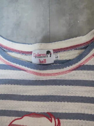 Dolores Promesas Jersey Rayas Azul Blanco