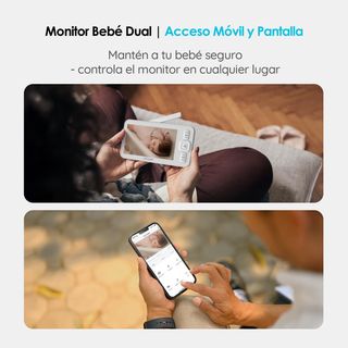 IEGEEK Baby 7 vigilabebés 5'' 1080P WiFi 2,4GHz