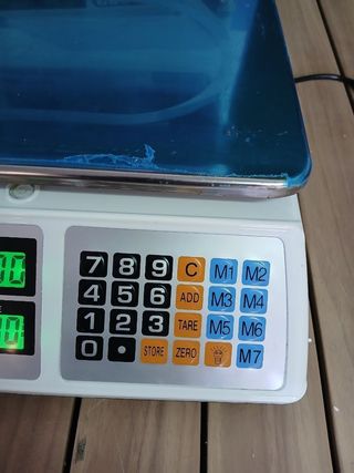 Báscula electrónica precio LCD