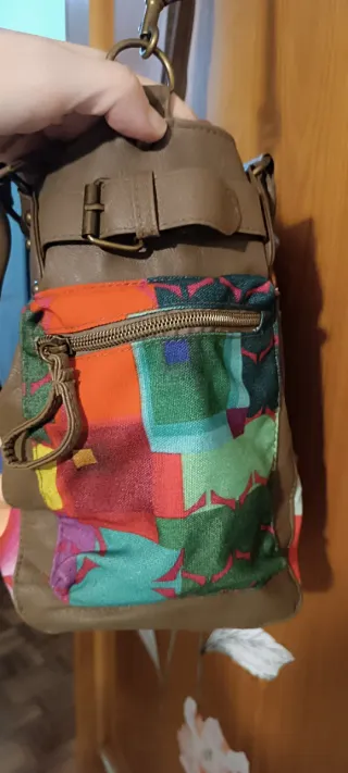 Bolso Desigual Marrón Multicolor