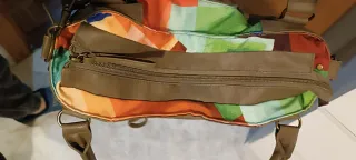 Bolso Desigual Marrón Multicolor